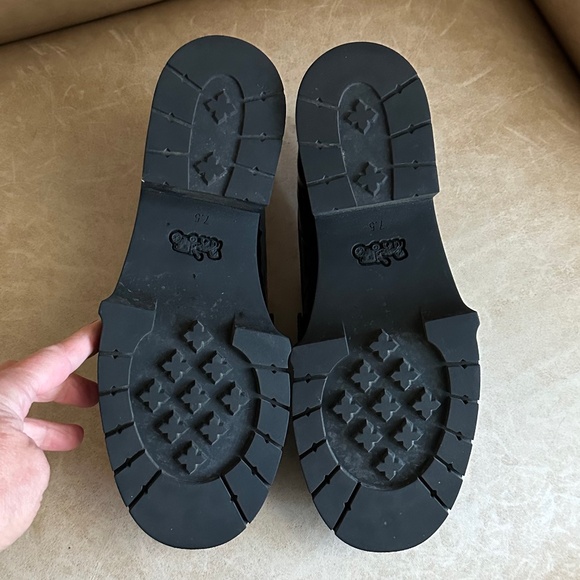 Coach Women's Patent Leather Leah Loafer Black Size 7.5 - Picture 7 of 11